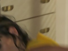 Gorgeous sweetheart with sappy boobies gets nailed on the camera